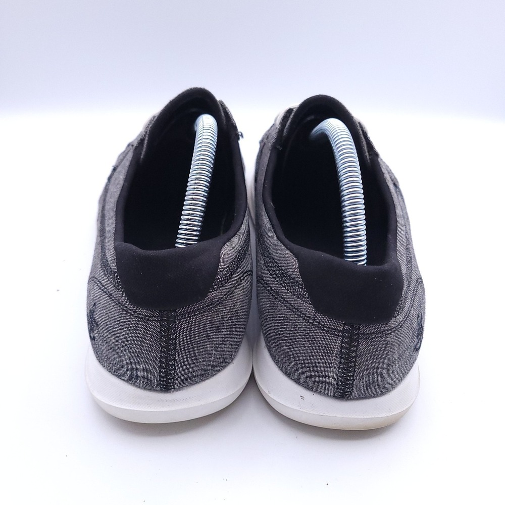 Skechers Ashore Boat Shoes Womens 11 M Heathered Gray Canvas On the Go Flex - Picture 3 of 10